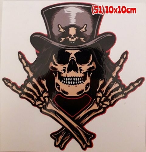 Pegatina 51 Calavera 23