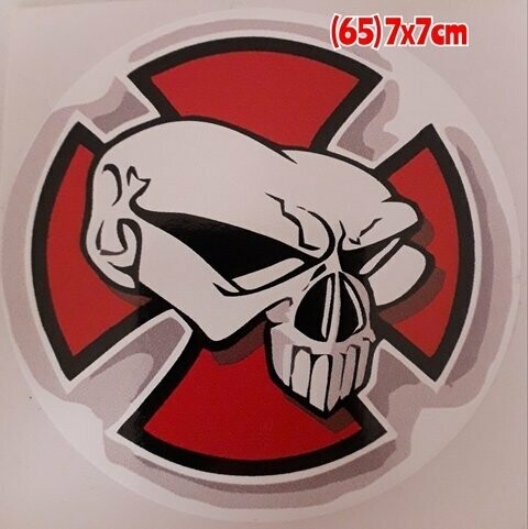 Pegatina 65 Calavera 37