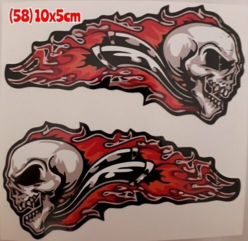 Pegatina 58 Calavera 30