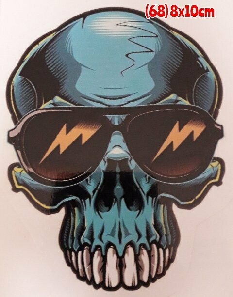 Pegatina 68 Calavera 40