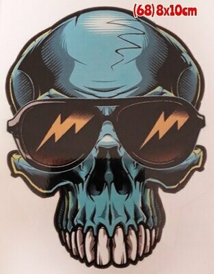 Pegatina 68 Calavera 40
