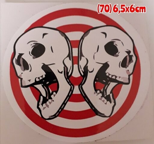 Pegatina 70 Calavera 42