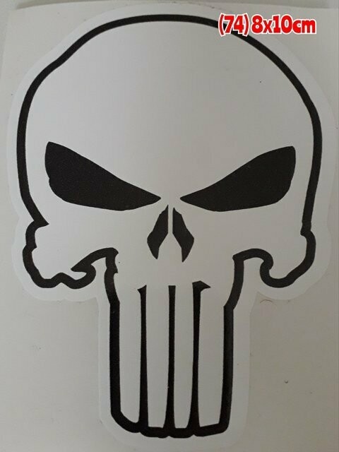 Pegatina 74 Calavera 46