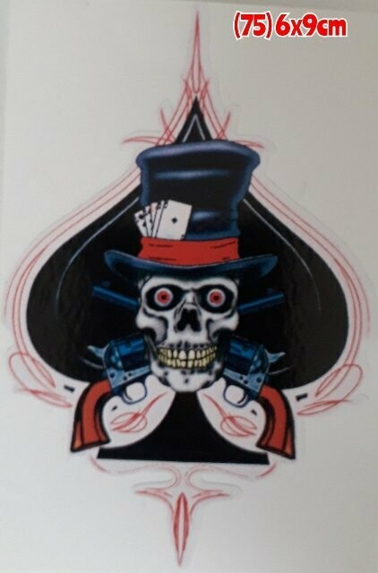 Pegatina 75 Calavera 47