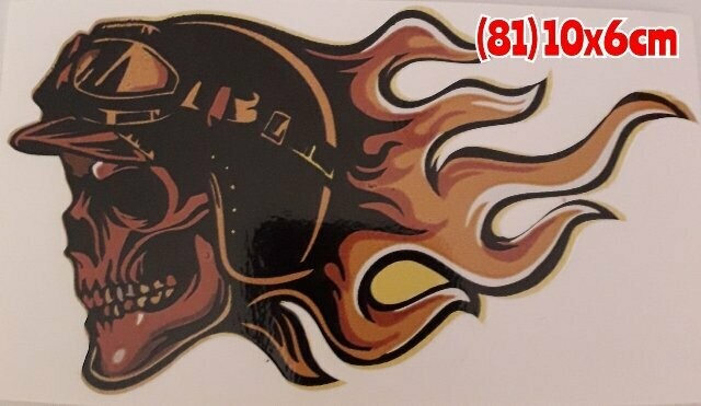 Pegatina 81 Calavera 52