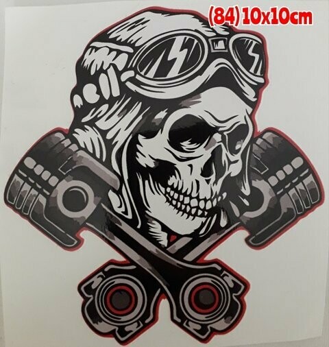 Pegatina 84 Calavera 55