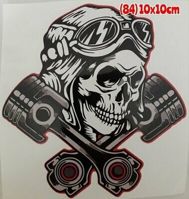 Pegatina 84 Calavera 55