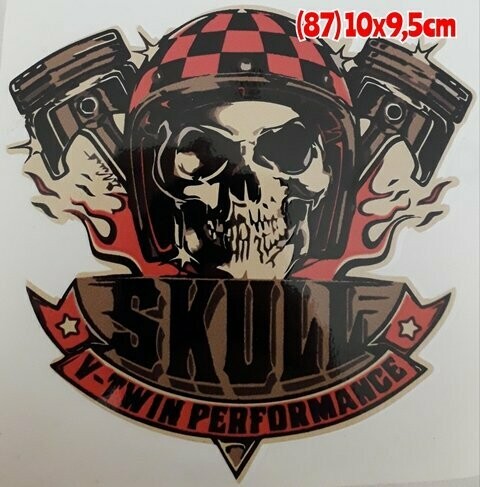 Pegatina 87 Calavera 58