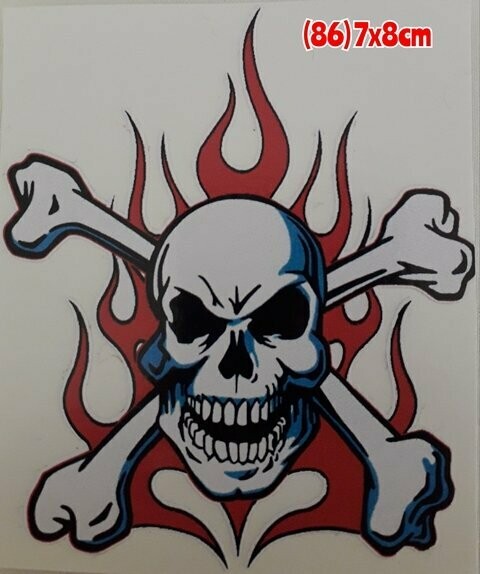 Pegatina 86 Calavera 57