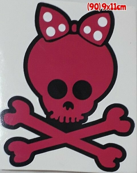 Pegatina 90 Calavera 61