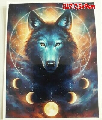 Pegatina 117  Lobo