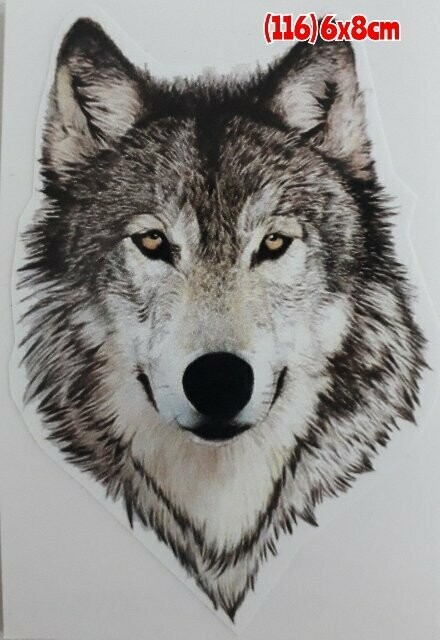 Pegatina 116  Lobo