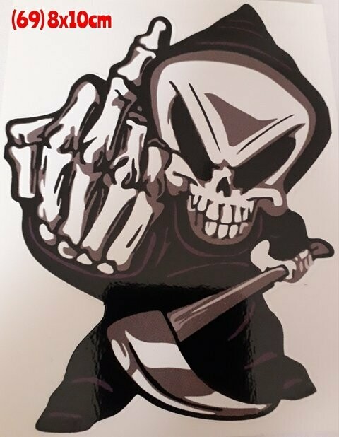 Pegatina 69 Calavera