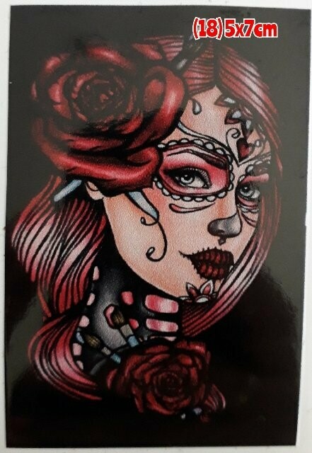 Pegatina 18  Catrina