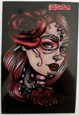 Pegatina 18  Catrina