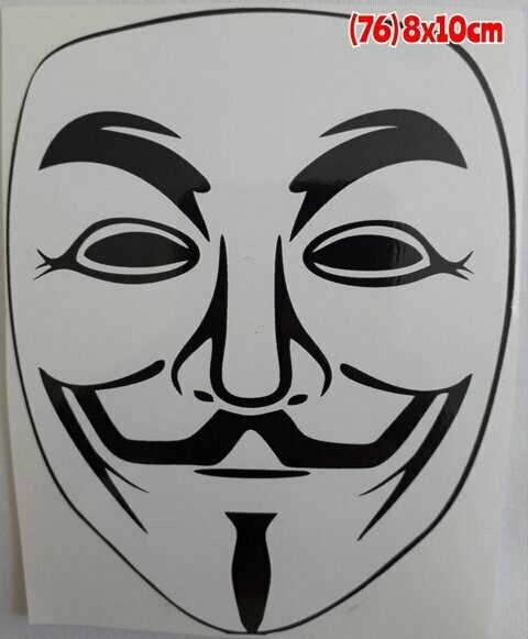 Pegatina 76 Anonymous