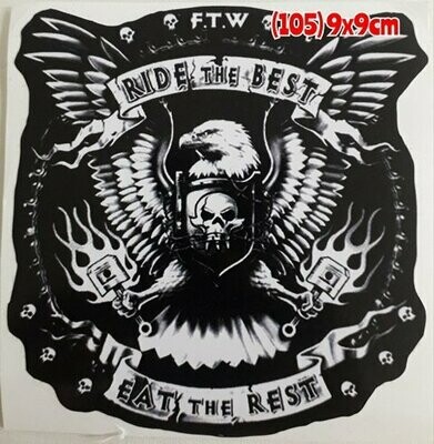 Pegatina 105 Ride the Best
