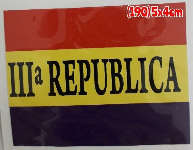 Pegatina 190 República