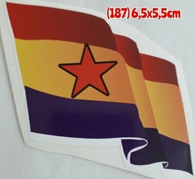 Pegatina 187 República