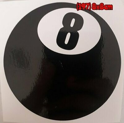 Pegatina 197 Bola 8