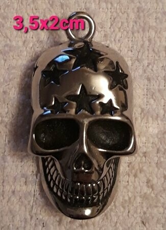 Colgante Calavera Estrellas