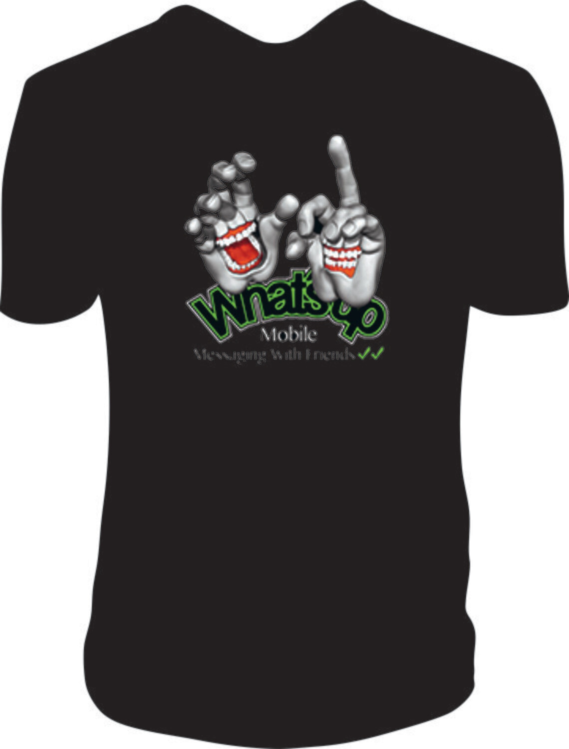 Camiseta Manos Whatsapp