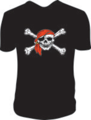 Camiseta Calavera Pirata