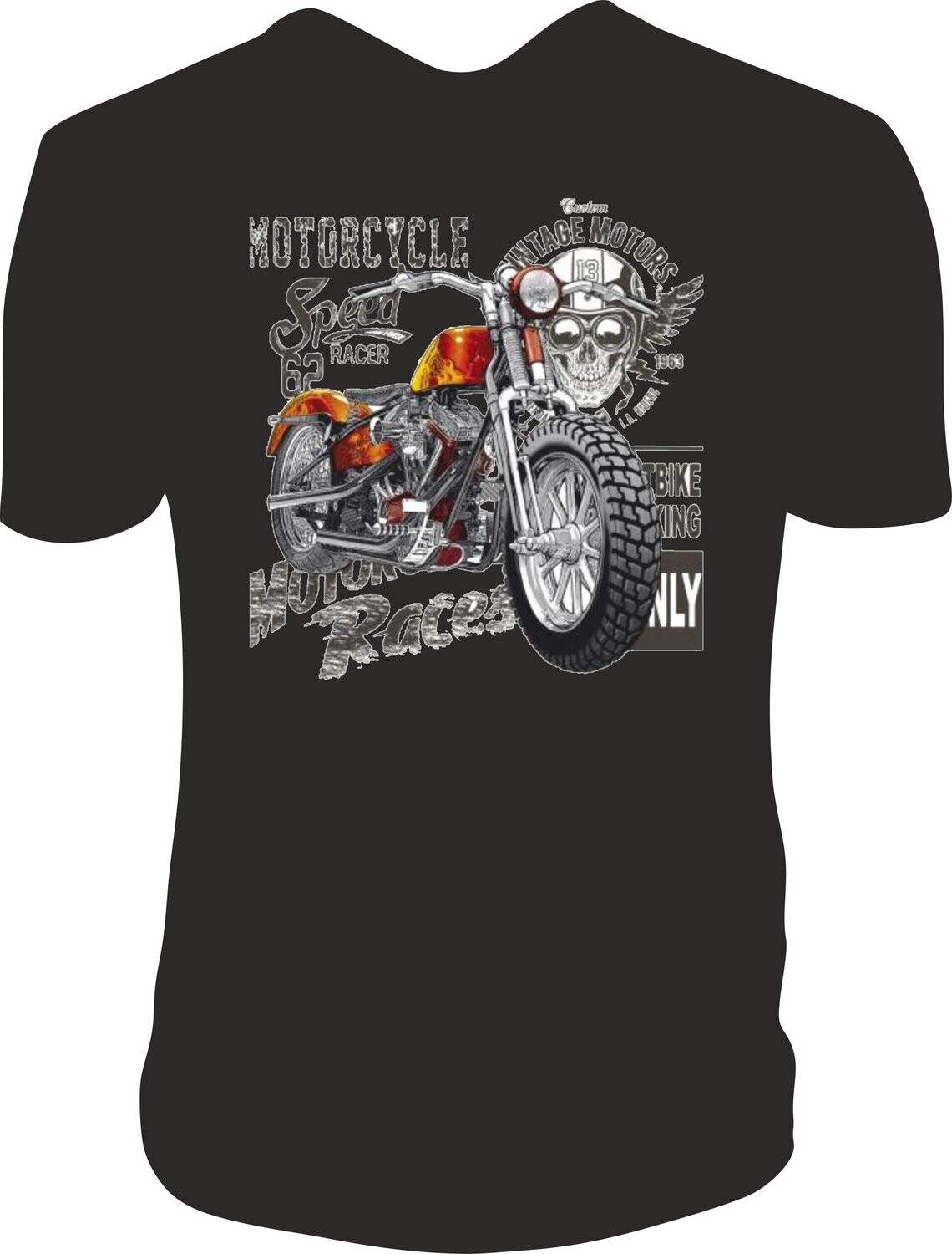 Camiseta Motorcycle Speed Race