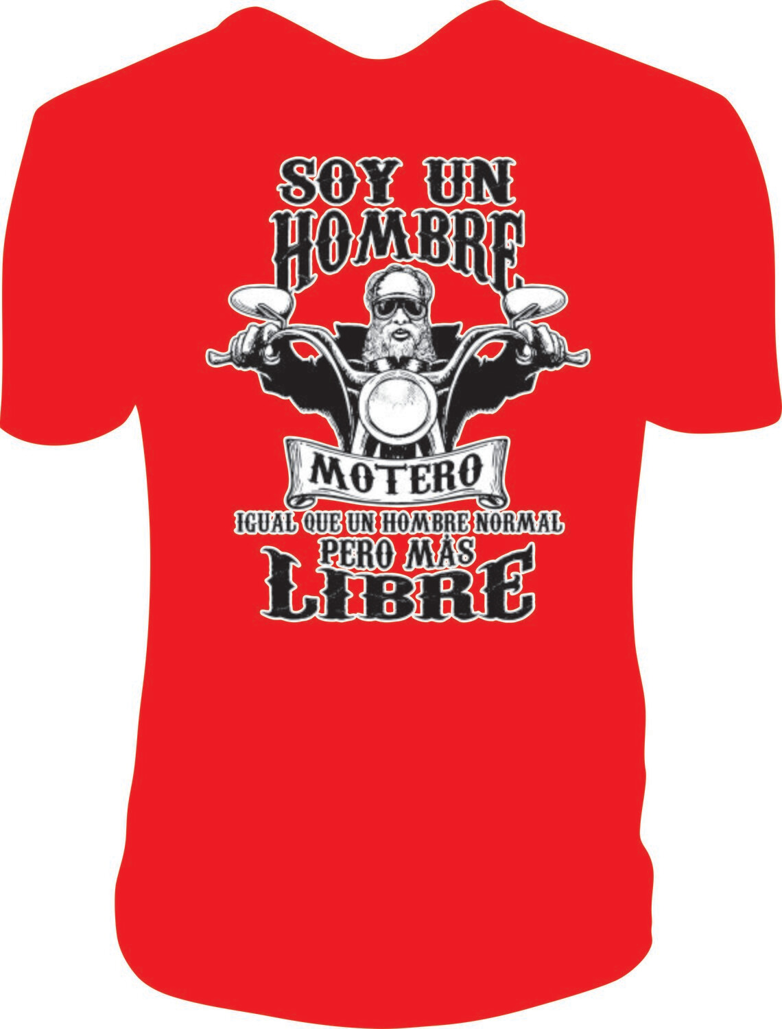 Camiseta Hombre Motero