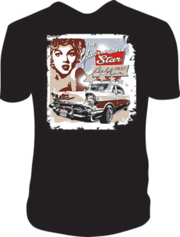 Camiseta Marilyn Coche