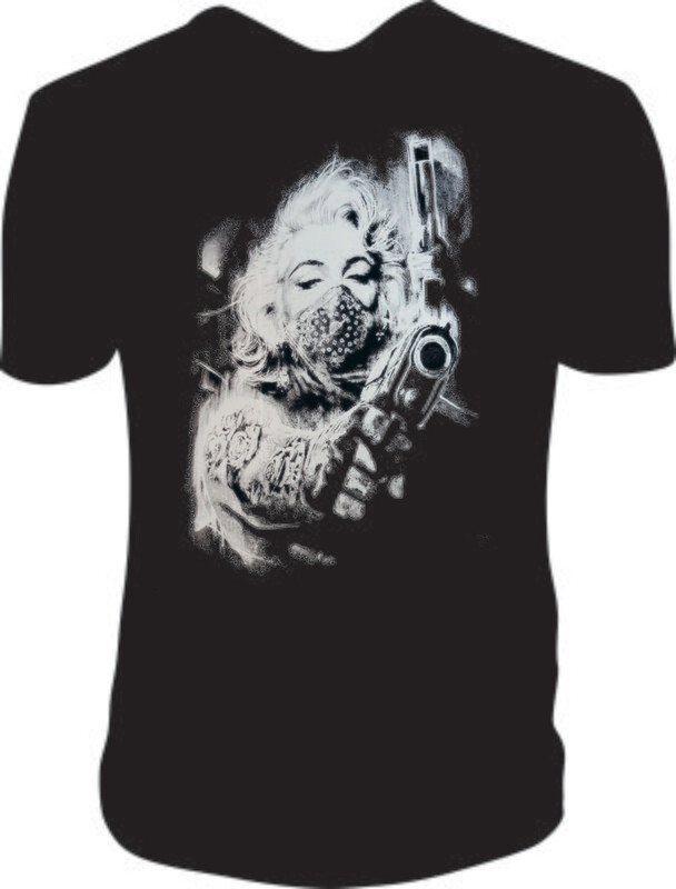 Camiseta Marilyn Pistola