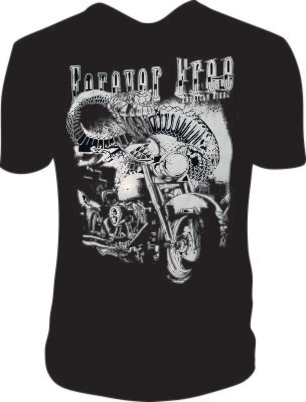 Camiseta Serpiente Moto