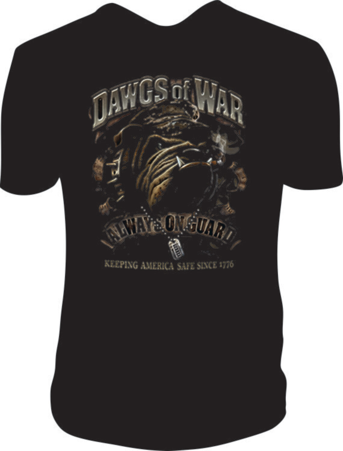 Camiseta Dawgs Of War