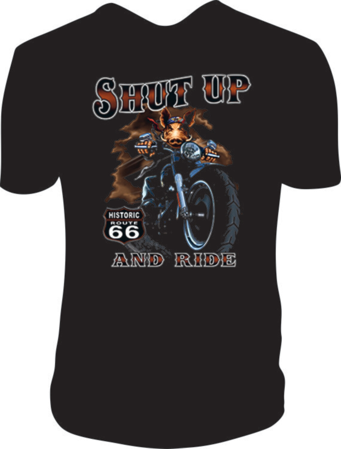 Camiseta Shut Up And Ride