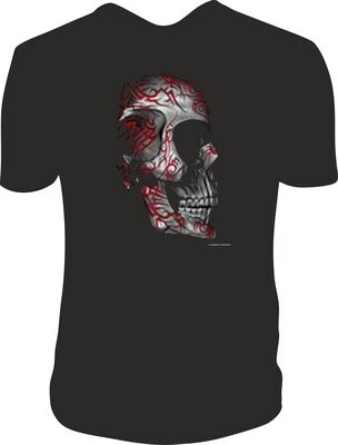 Camiseta Media Calavera