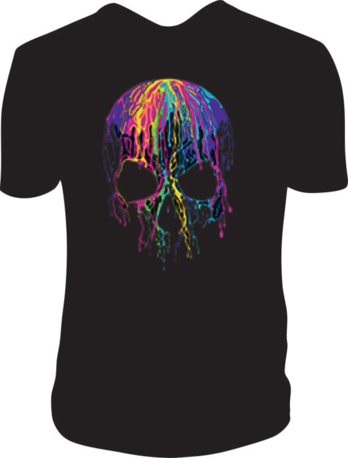 Camiseta Calavera Gotas