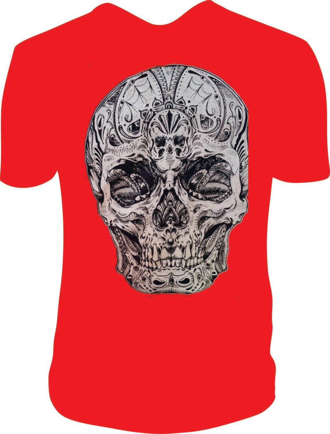 Camiseta Calavera Blanca