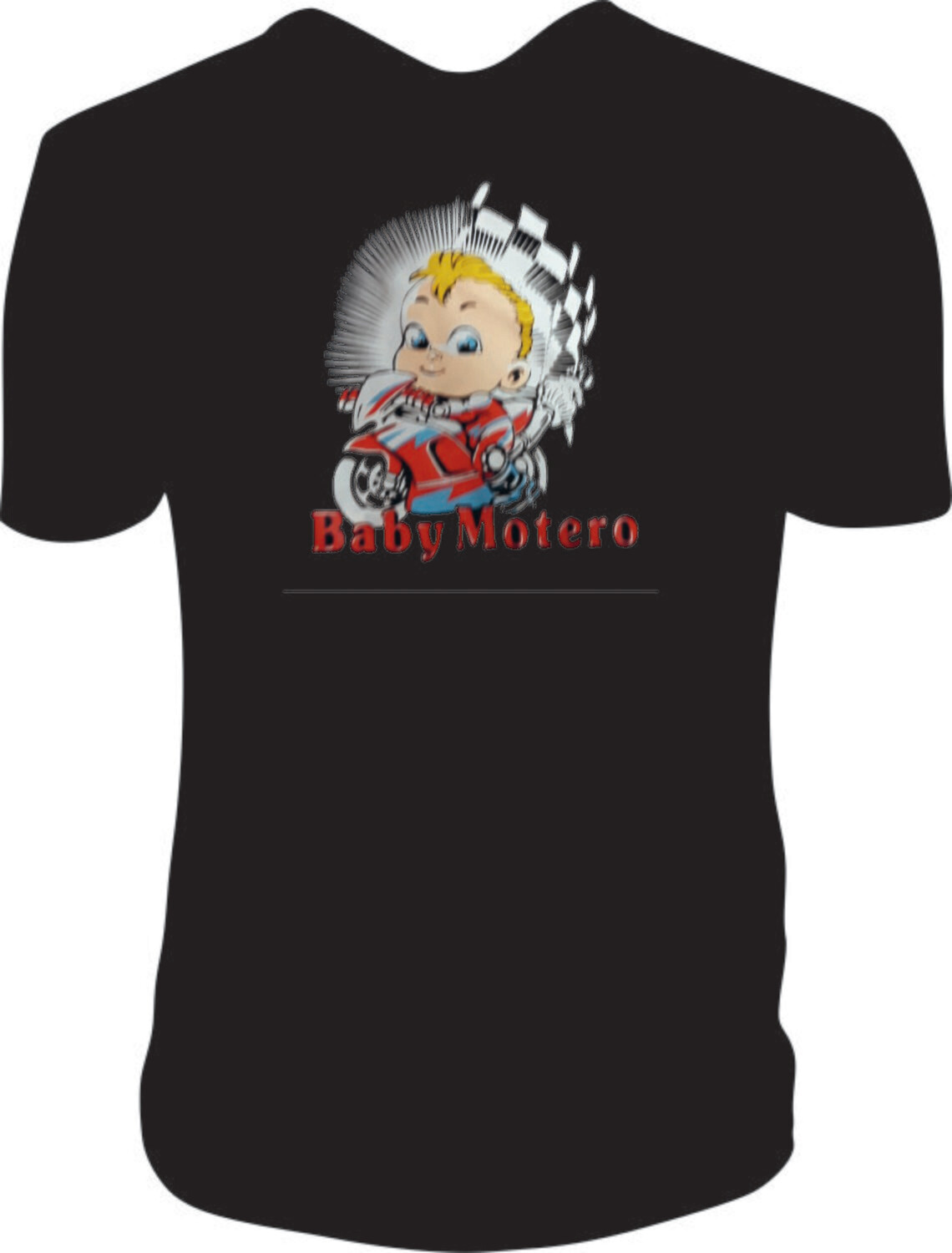 Camiseta Baby Motero