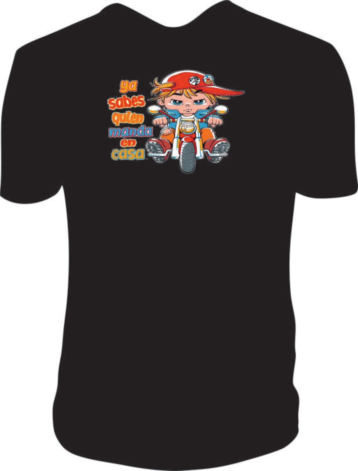 Camiseta Ya Sabes Quien Manda En Casa