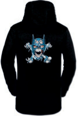 SUDADERA CALAVERA AZUL