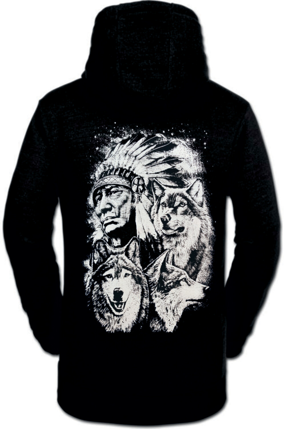 SUDADERA INDIO LOBOS