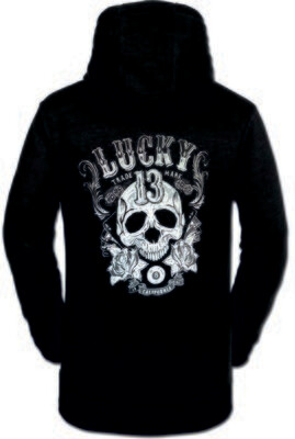 SUDADERA  LUCKY 13 ROSAS