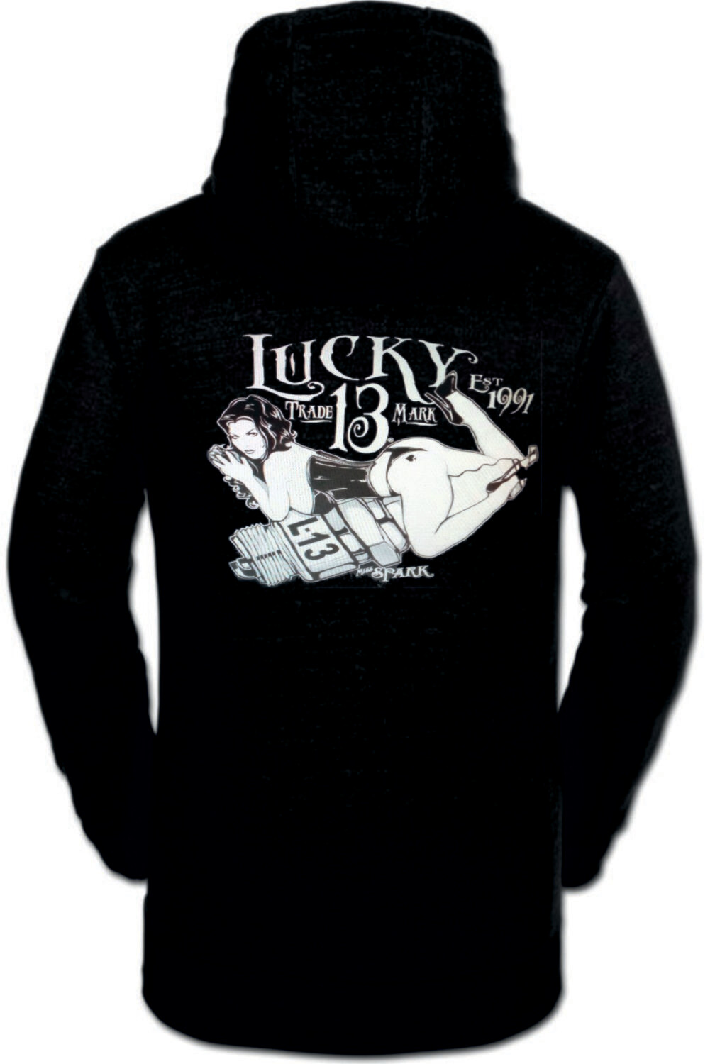 SUDADERA  LUCKY  13 CHICA