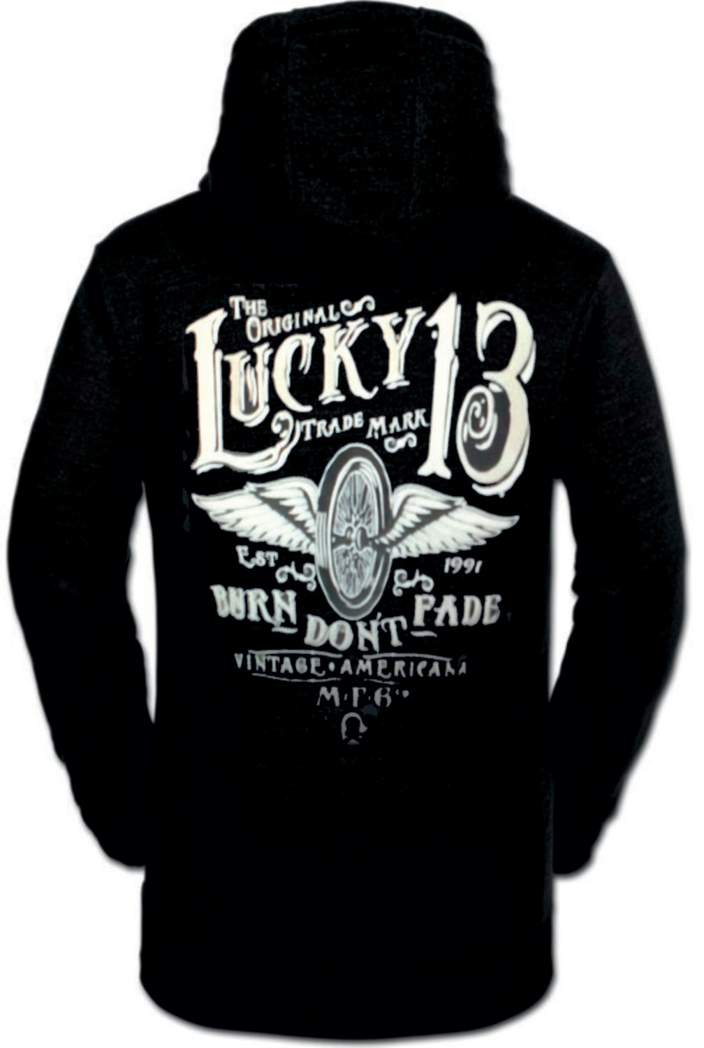 SUDADERA  LUCKY 13 VINTAGE