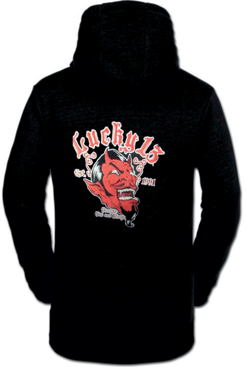 SUDADERA  LUCKY  13 DEMONIO