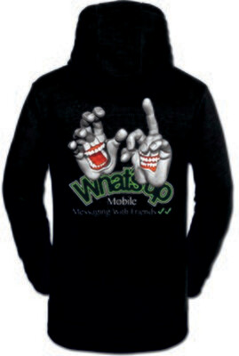 SUDADERA  MANOS WHATSAP