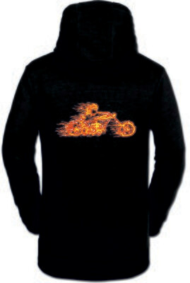 SUDADERA  MOTO DE FUEGO