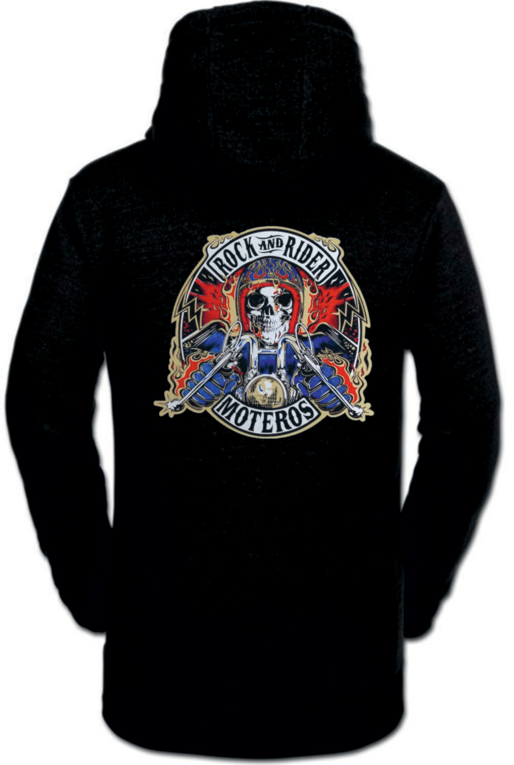 SUDADERA ROCK AND RIDER MOTEROS