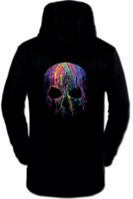 SUDADERA CALAVERA GOTAS FOSFO