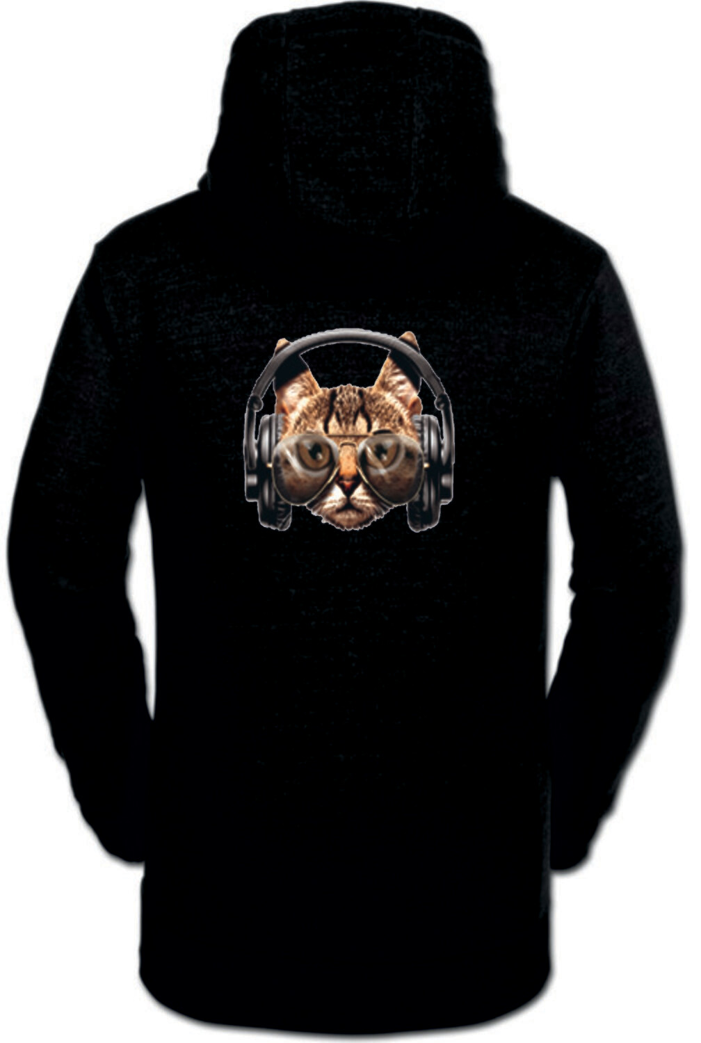 SUDADERA  GATO CON CASCOS